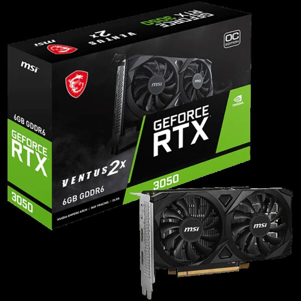 MSI RTX 3050 VENTUS 2X E 6G OC