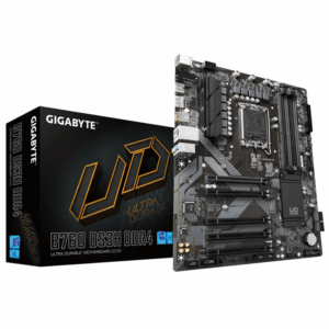Gigabyte MB [B760 DS3H DDR4]LGA1700; 4xDDR4;2xM.2; 4xSATA6xUSB; HDMI, DP; ATX - Slika 1