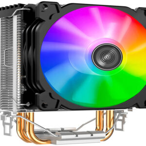 Jonsbo CR-1200 CPU Cooler RGB 92mm, Black, Height 128mm TDP 95W, Single Tower - Slika 1