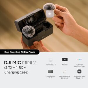 DJI Mic Mini 2 (2 TX+1 RX+ Charging Case) - Slika 1