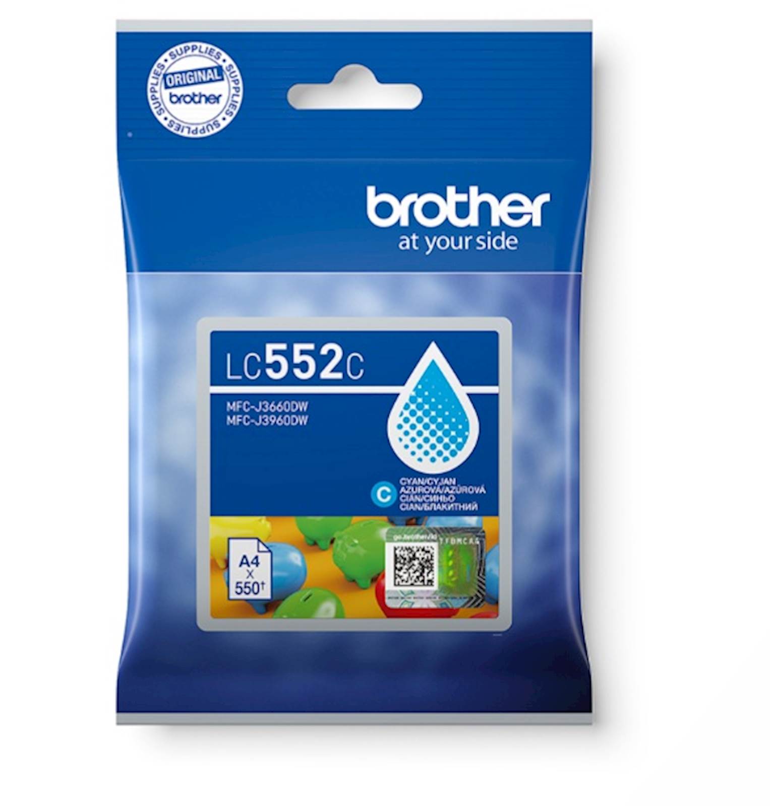 Tinta BROTHER LC552C