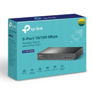 Switch TP-Link Omada 9-Port 10/100Mbps sa 8-Port PoE TL-SF1009P