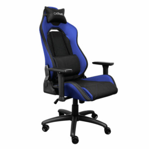 Trust GXT 714B gaming stolica RUYA, plava, udobna, podesiva ergonomska, eko materijal - Slika 1