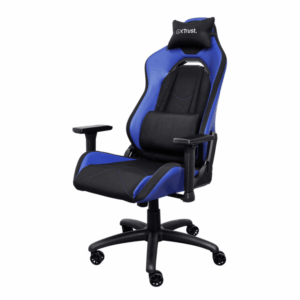 Trust GXT 714B gaming stolica RUYA, plava, udobna, podesiva ergonomska, eko materijal - Slika 2