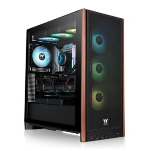 Thermaltake S370 WS, Mid Towertempered glass, wood accents4x120mm PWM fans, GPU: 410mm - Slika 1