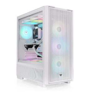 Thermaltake S380 TG ARGB SnowMid Tower, tempered glass4xARGB fans, VGA: 400mm - Slika 1