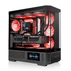 Thermaltake View 370 TG ARGBMid Tower, tempered glass4xARGB fans, VGA: 420mm - Slika 1