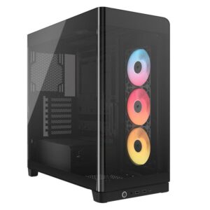 CORSAIR FRAME 4500X RS-R ARGBMid-Tower Case, 3xRS-R120 fans360mm radiator, 185mm cooler, 460mm GPU - Slika 1