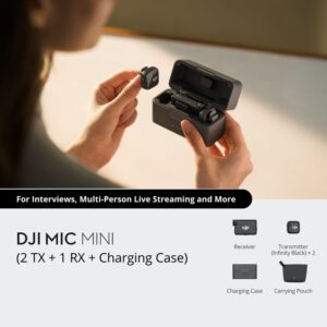 DJI Mic Mini (2 TX + 1 RX+ Charging Case) - Slika 2