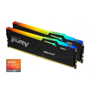 Kingston 32GB 5600MHz DDR5 RGBFury Beast (2x16), CL36, EXPO - Slika 1