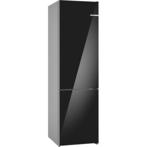 BOSCH Samostojeći Serie 6|Staklena vrata CRNA, NoFrost203X60;  Perfect Fit, - Slika 1