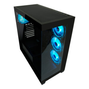 LC-Power Case Gaming 715B Midi-tower, ATX, 4x ARGB fan1x USB-C, 2x USB-A - Slika 1