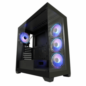 LC-Power Case Gaming 715B Midi-tower, ATX, 4x ARGB fan1x USB-C, 2x USB-A - Slika 2
