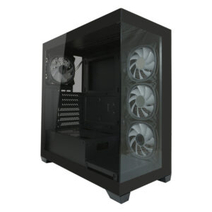 LC-Power Case Gaming 715B Midi-tower, ATX, 4x ARGB fan1x USB-C, 2x USB-A - Slika 3