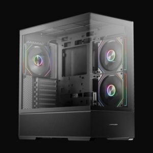 LC-Power Case Gaming 812BOnyx Vision, Midi-Tower, ATX3xARGB fans,GPU: 400mm, CPU Cooler: 190m - Slika 1