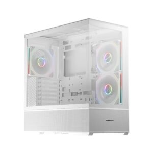 LC-Power Case Gaming 812WQuartz Vision, Midi-Tower, ATX3xARGB fans,GPU: 400mm, CPU Cooler: 190m - Slika 1