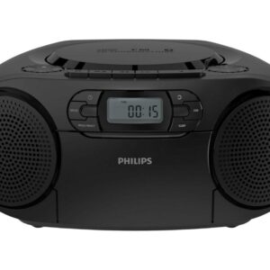 Philips TAZ2200 CD SoundmachinCD; CD-R; CD-RW; FM Antena;BT; USB; KASETEFON; (RMS) 3WX2; crna - Slika 2