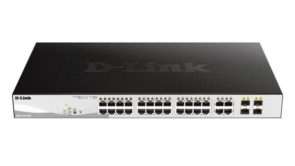 Switch DLINK 28-Port Gb PoE Smart Mnged + SFP