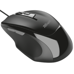 Trust Voca Comfortable miš žičani, easy-to-use, crni,800-2400 DPI, optički, 6 tipki, usb 2.0 - Slika 3