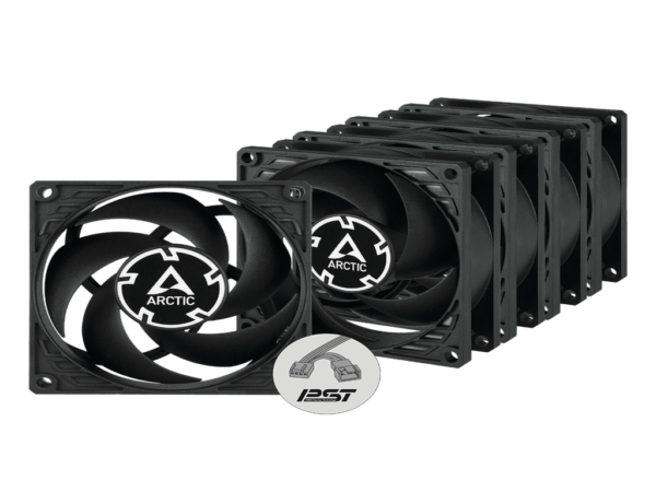 Arctic P8 PWM PST 5-pack fans80mm PWM Fan