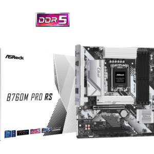 ASROCK MB B760M PRO RSIntel B760, LGA1700, 4xDDR53xM.2, 4xSATA, RAID, HDMI, DP, mATX - Slika 1