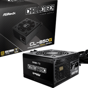 ASROCK PSU 850W Gold Challenge80PLUS,120mm fan,ATX 3.1PCIe 5.1 - Slika 1