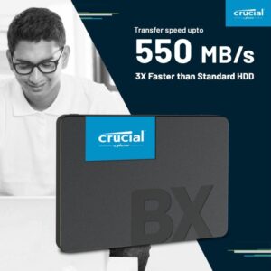Crucial SSD 500GB BX500 2.5"SATA3,550 MB/s Read, 500 MB/s Write - Slika 2