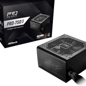 ASRock PSU 750W Bronze, Pro80PLUS, 120mm fan, ATX 3.1PCIe 5.1 - Slika 1