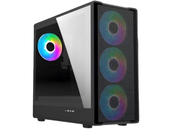 RYZE CHALLENGER CH500 Mesh 4F 4xARGB Fan ATX