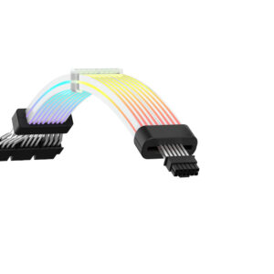 RYZE ARGB Napojni kabl za VGA16pin 3x6+2Pin to 12VHPWR Black - Slika 1
