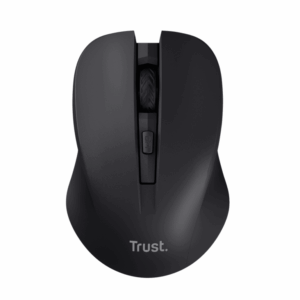 Trust Mydo silent wireless miš,crni, 1000-1800 dpi, objeruke, 4 tipke, tihi - Slika 1