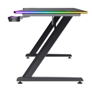 Trust GXT710 Luminus Pro RGBgaming sto, wireless punjač,120x60x74 cm, crni - Slika 2