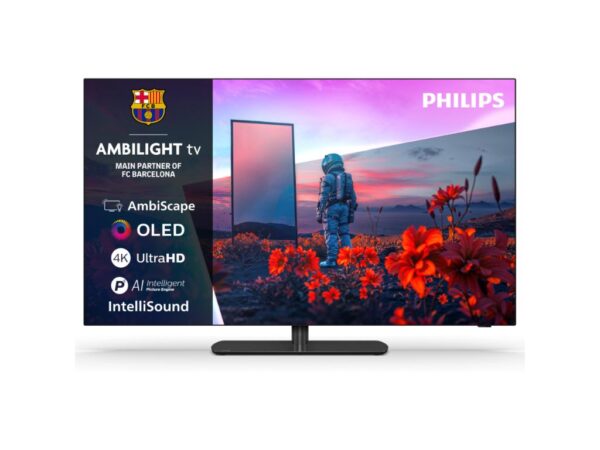 Philips 55''OLED811 4K Titanmemorija 8GB; P5 AI procesor;Ambilight TV 3 strane; RMS 20W; HDR10+