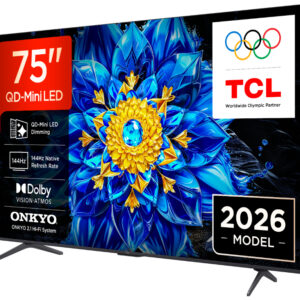 TCL 75"P8L 4K QLED Google TV;QD-Mini LED Dimming 144Hz(288Hz FHD), D.Atmos, D.Vision 450 nits - Slika 1