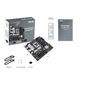 ASUS MB PRIME B760M-A D4-CSMIntel B760, LGA 1700, 2x M.2,4xDDR4; 2xHDMI, DP, mATX - Slika 1