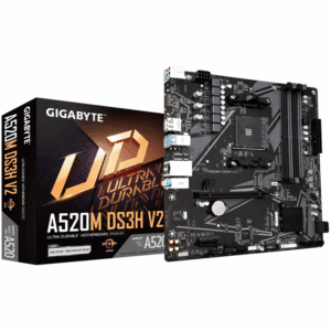 GIGABYTE MB A520M DS3H V2 1.0AMD A520,AM4,4xDDR4;M2RAID,HDMI,DP,mATX - Slika 2