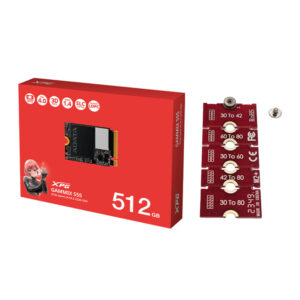 ADATA XPG SSD 512GB NVME PCIE 2230 GEN 4, 5000/3800 Mbps+ Rise adapter 2230na2280 - Slika 1