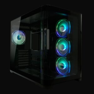 LC-Power Case Gaming 8001BPro-Storm Dark, Midi towerBTF, ATX, Micro-ATX, Mini-ITX - Slika 1