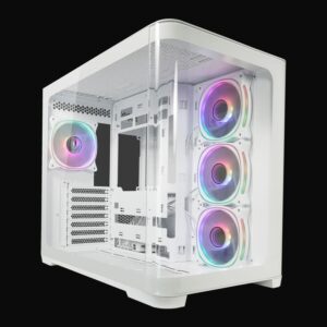 LC-Power Case Gaming 8001WPro-Storm Light, Midi towerBTF, ATX, Micro-ATX, Mini-ITX - Slika 1