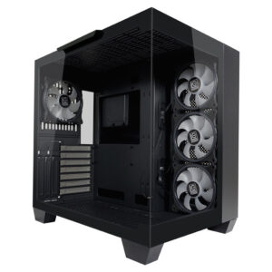 LC-Power Case Gaming 809BE-ATX, ATX, Micro ATX, MiniITX4x 120mm ARGB fans, tempered glass - Slika 1