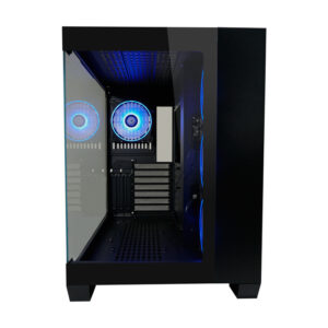 LC-Power Case Gaming 809BE-ATX, ATX, Micro ATX, MiniITX4x 120mm ARGB fans, tempered glass - Slika 2