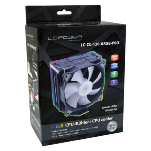 CPU Cooler LC-CC-120-ARGB-PROIntel LGA 775/115x/1366/2011/2011-3/2066;AMD AM2+/AM3/AM3+/AM4 - Slika 3