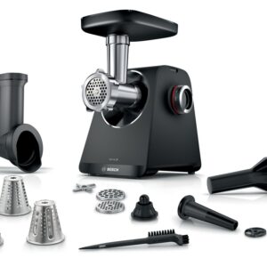 BOSCH  mljevenje mesa CRNA Serie 4| 500W, 2.5 kg/min, Blok motora pri 1900W, - Slika 1