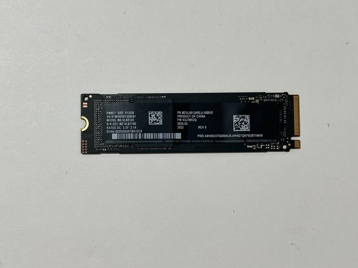 Samsung SSD PM9C1 512GB PullBulk NVme M.2,PCIe Gen 4.0 x4,5000/4300MB/s,Garancija 12 mjeseci