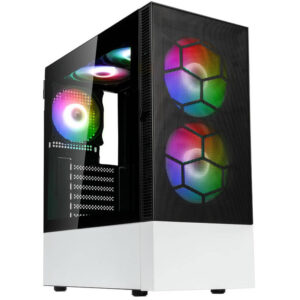 Kolink Observatory MX Mesh ARGB, Mid-tower, ATX 5x ARGB Fans, Black/White - Slika 1