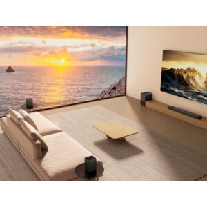 TCL Soundbar Q85H PRO;Wireless SW+STL DTS:X 7.1.4 Ch;Dolby Atmos 860W 96dB AI sonic crna - Slika 1