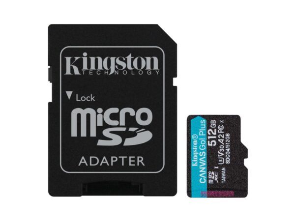 Kingston microSD 512GBCanvasGoPlus