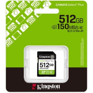 Kingston SDHC 512GB Class 10Canvas Select Plus150 MBs,Class 10 UHS-I - Slika 1