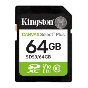 Kingston SD 64GB Class 10Canvas Select Plus100MBs Read,Class 10 UHS-I - Slika 1