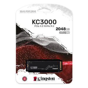 Kingston SSD 2TB KC3000M.2, NVMe PCIe Gen 4.0R/W : 7000/7000MB/s - Slika 1